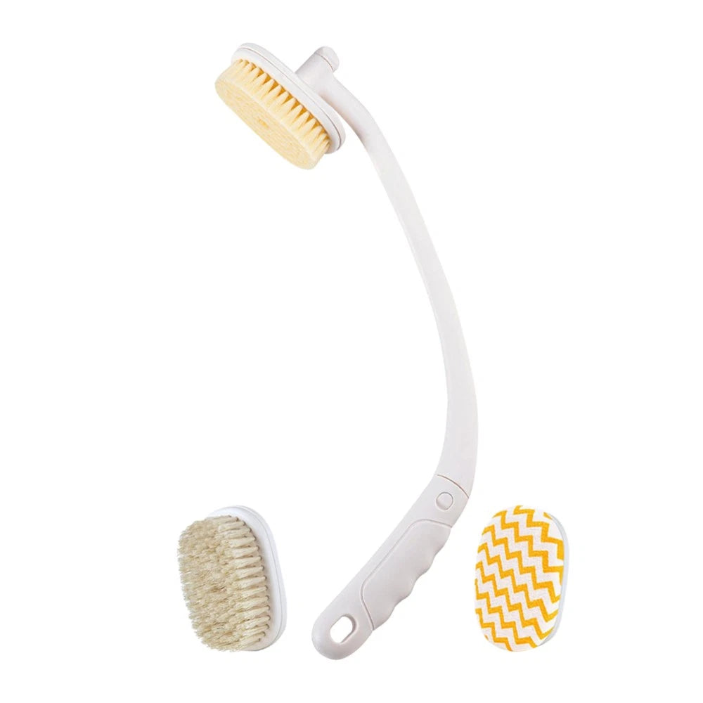 Long Handle Bath Brush Elder Man Body Cleaning Back Exfoliator for Shower