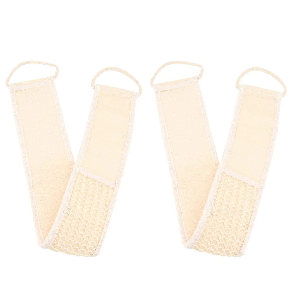2 Pcs Shower Strap Shower Brush Bath Pouf Shower Puff Shower Loofah