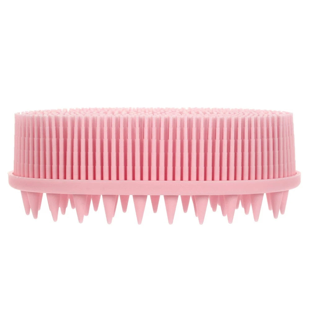 2 PCS Silicone Bath Brush Baby Child Shower Scrubber Shampoo for