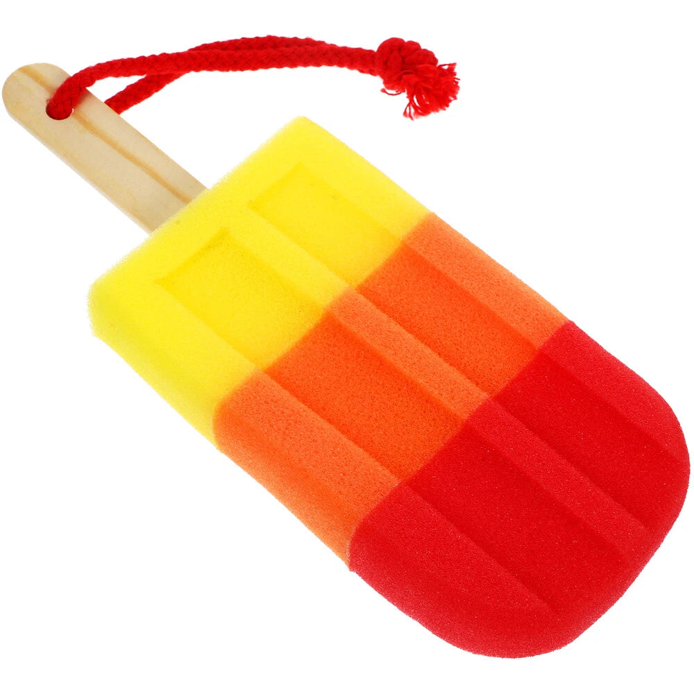 Shower Sponge Bathing Exfoliating Sponge Ice Cream Shaped Exfoliating Scrubber