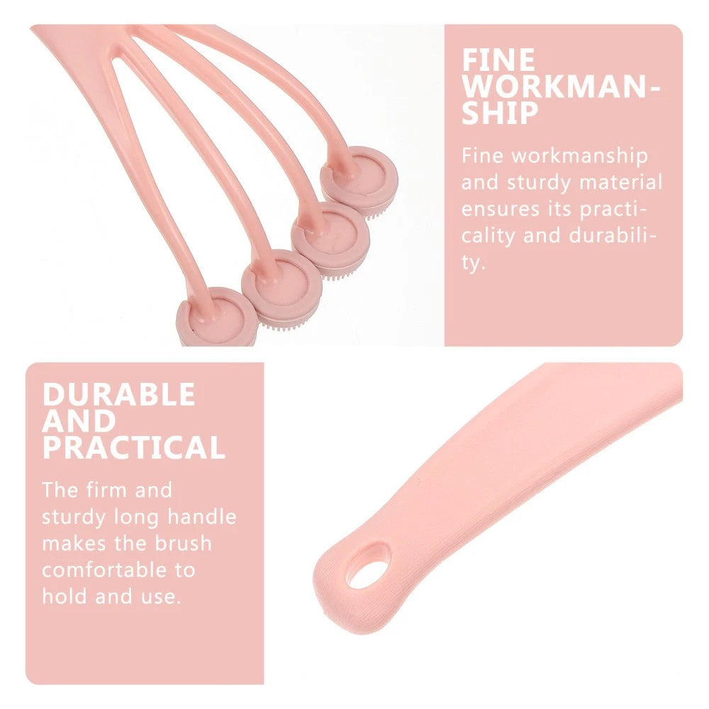 Set of 2 Exfoliating Bath Brush Shower Back Scrubber Body for Women