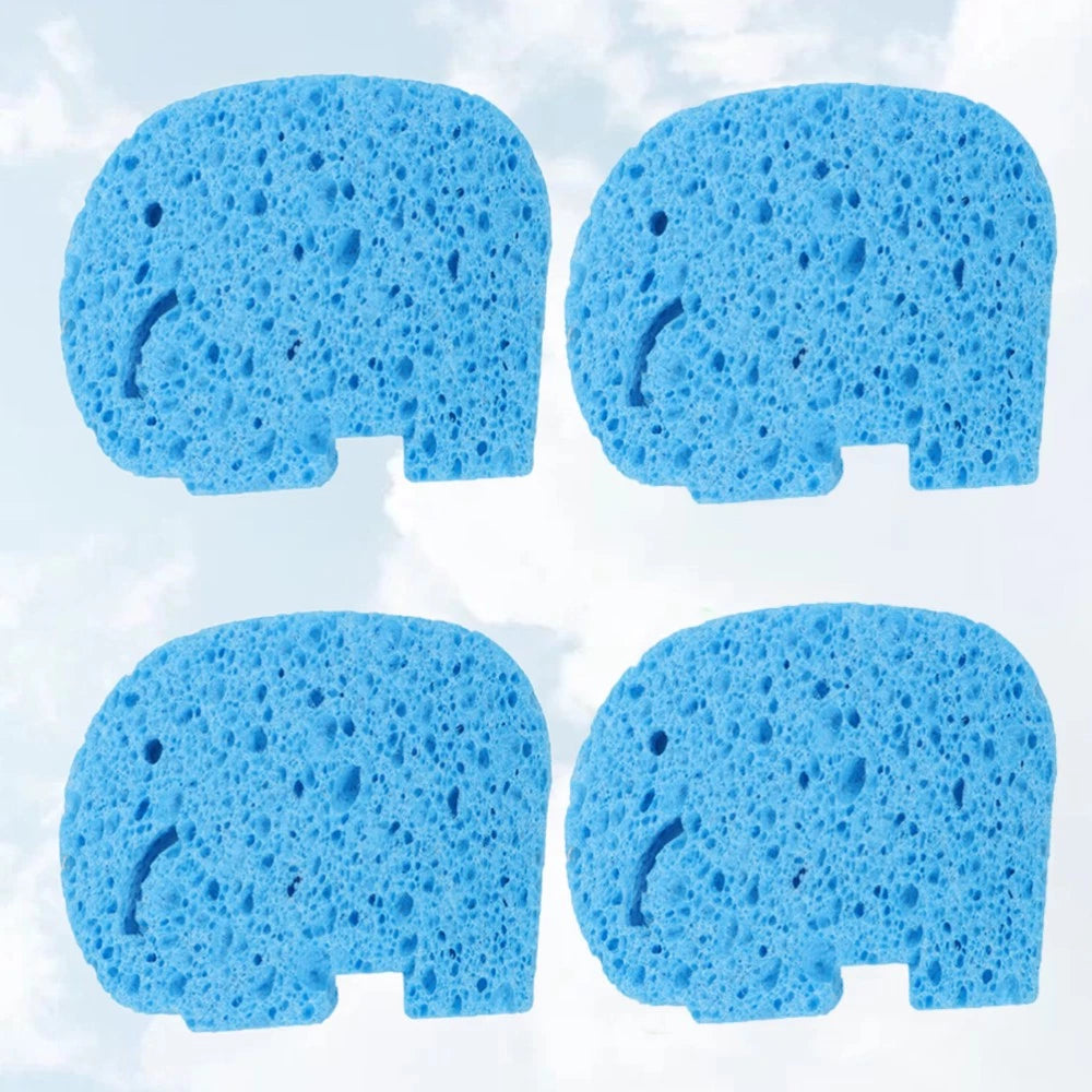 4 Pcs Baby Bath Sponge Body Sponges Scrubbers Cartoon Brush Child Soft