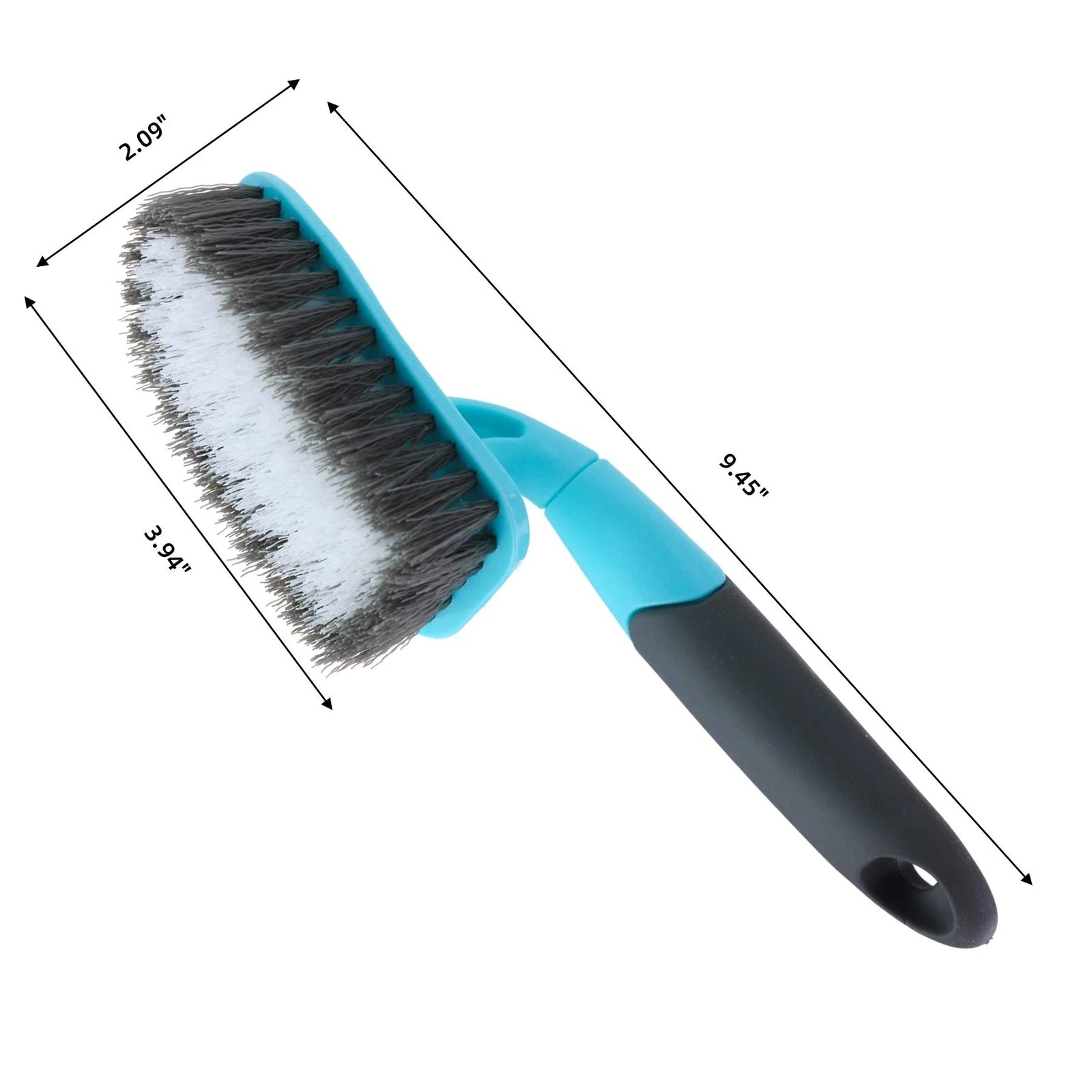 2-pack Brush Long Handle Shower Scrub For Cleaning With Medium Firm Bathroom