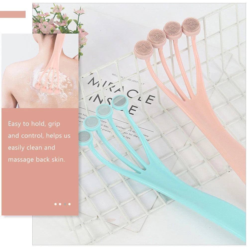 Bath Brush Women's Man Body Scrubber for Shower Exfoliating Brushes