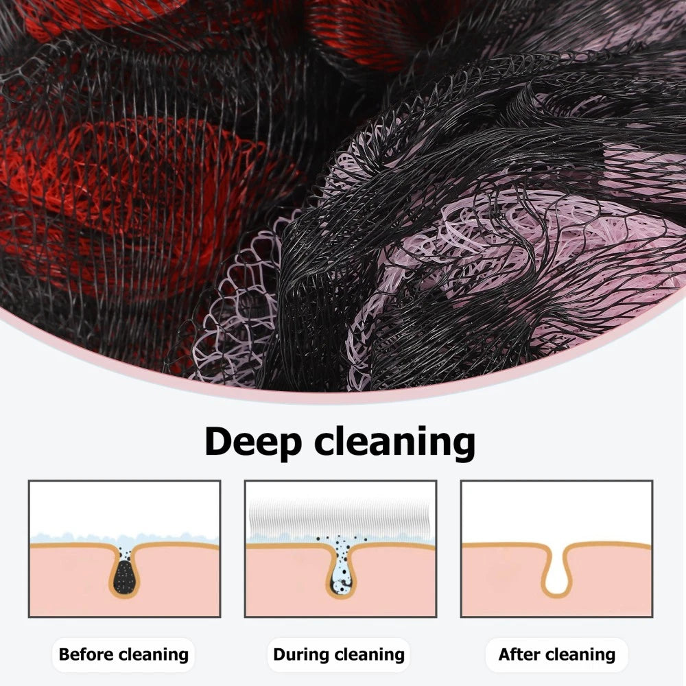 4 Pcs Back Shower Multi-functional Exfoliating Bath Brush