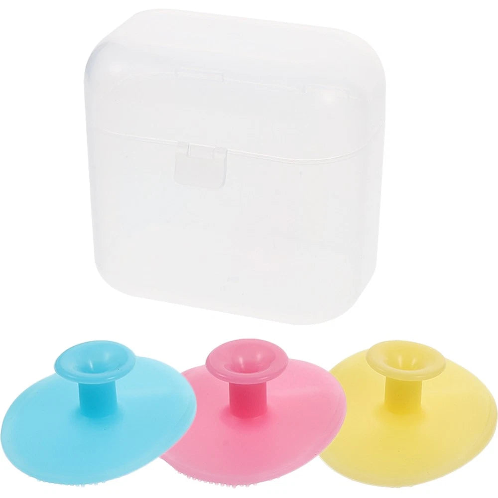 Baby Bath Brush Cleansing Gentle Cleanser Body Scrubber Silicone