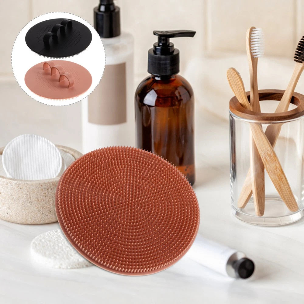 2Pcs Household Scalp Brush Portable Bathing Brush Head Bathing Brush Head