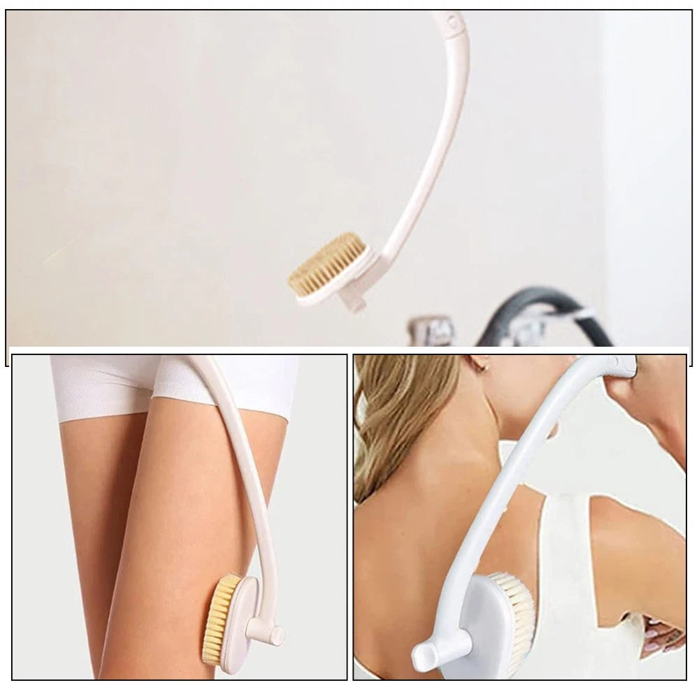 Long Handle Bath Brush Elder Man Body Cleaning Back Exfoliator for Shower