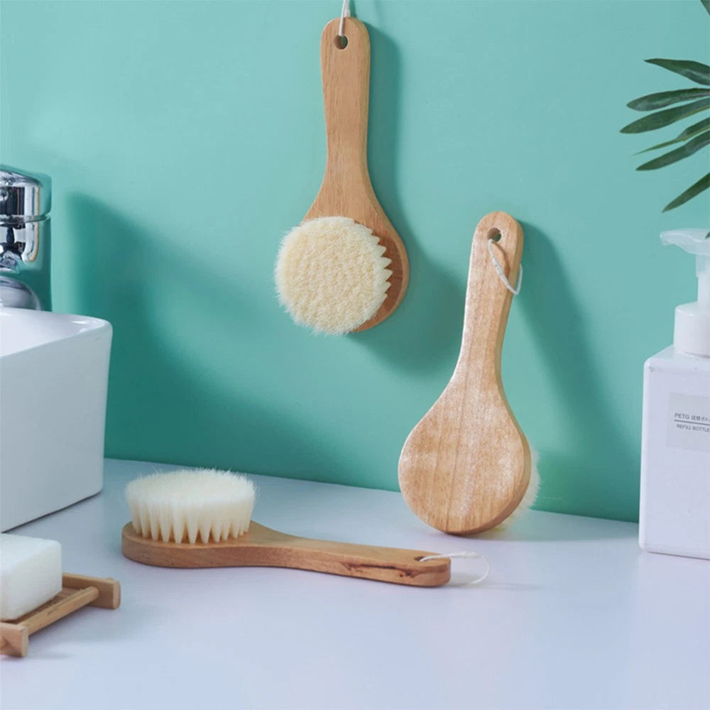 Bath Shower Scrubber Exfoliating Body Scrubber Shower Loofah Brush