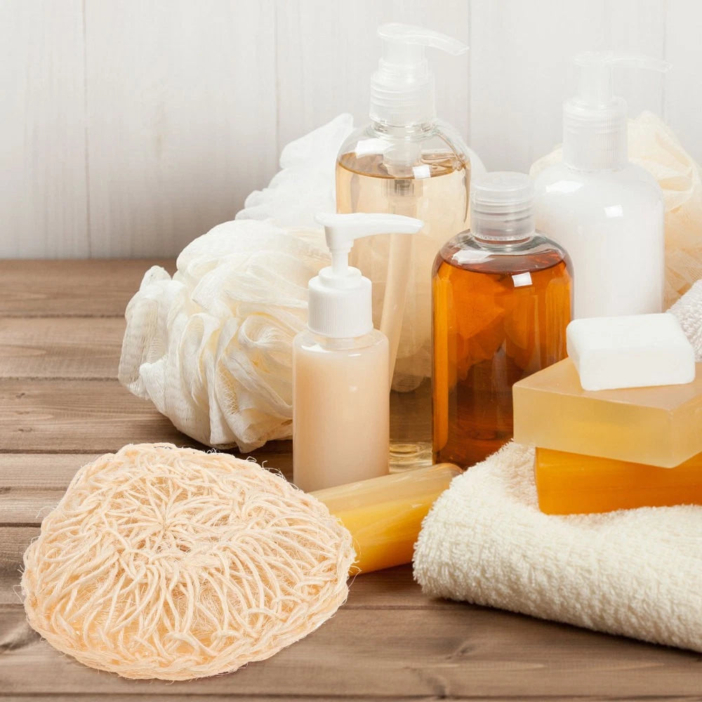 2 Pcs Sisal Bath Brush Mother Man Accessories Men Body Scrubber Shower