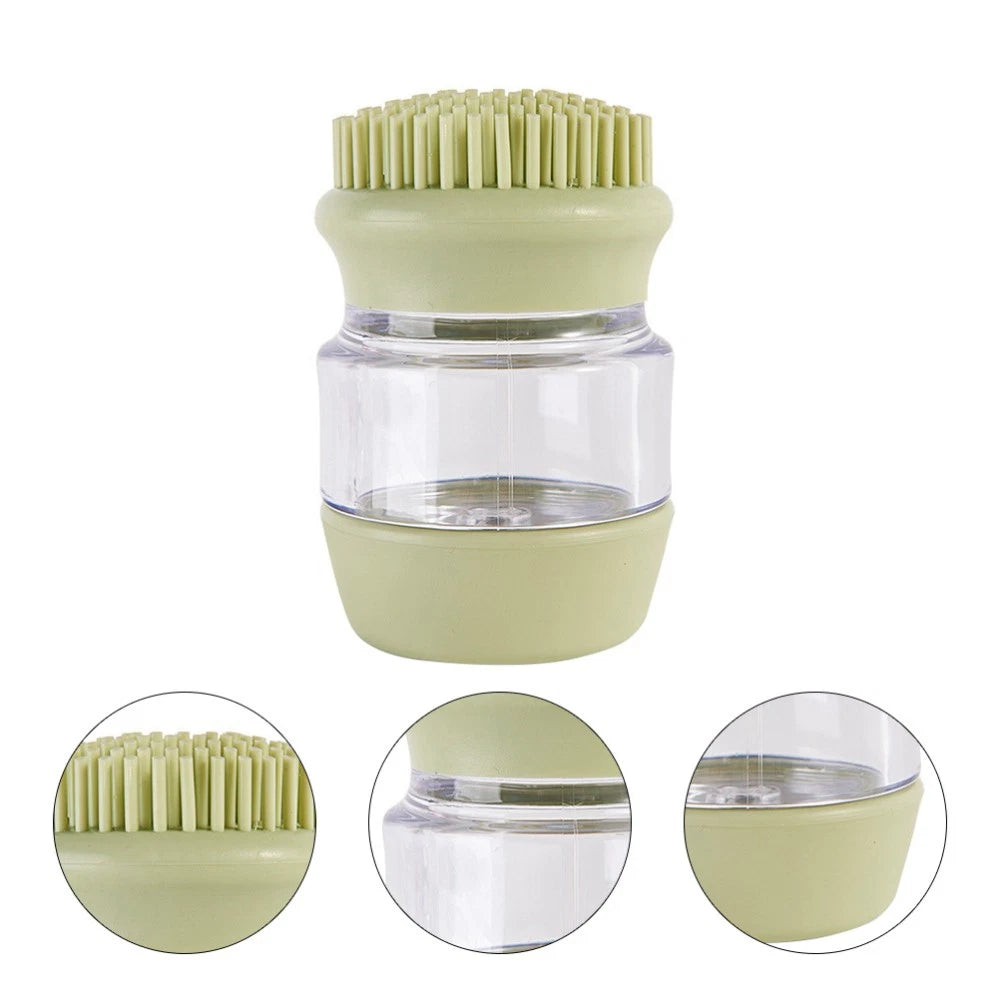 Cat and Dog Silicone Bath Brush Scrubber Shampoo Dispenser for Pet Grooming