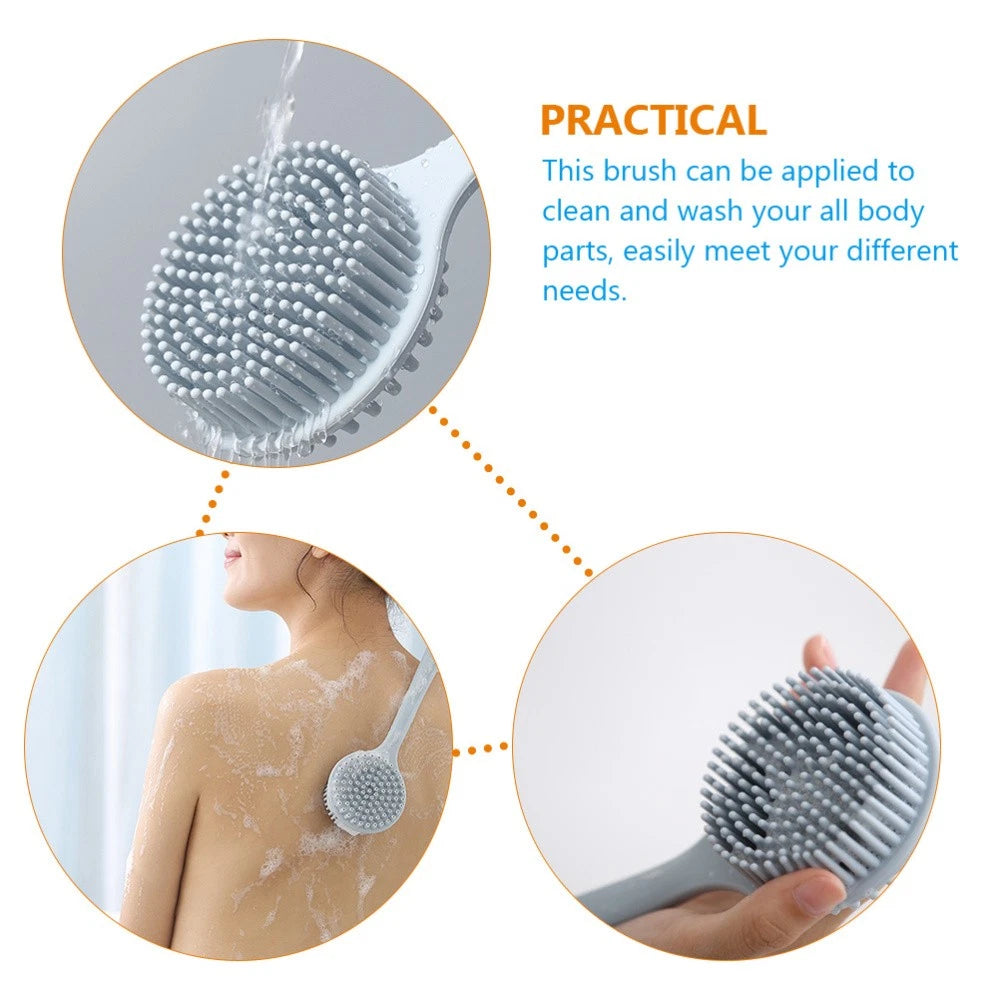 Bath Brush Man Exfoliating Back Scrubber for Shower Skin Exfoliator