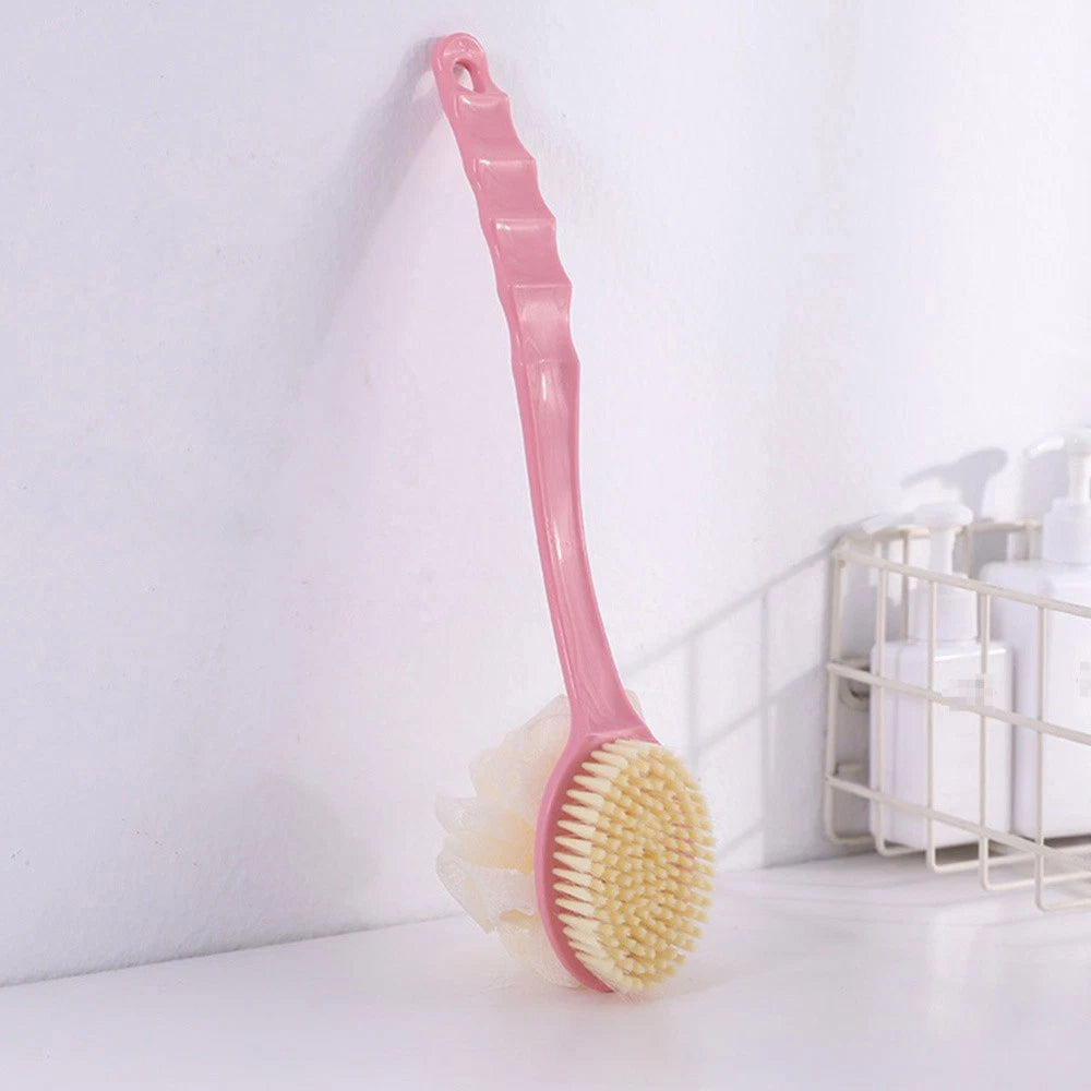 3Pcs Handle Bath Brush Hair Double Sided Bath Brush Multifunction Bath