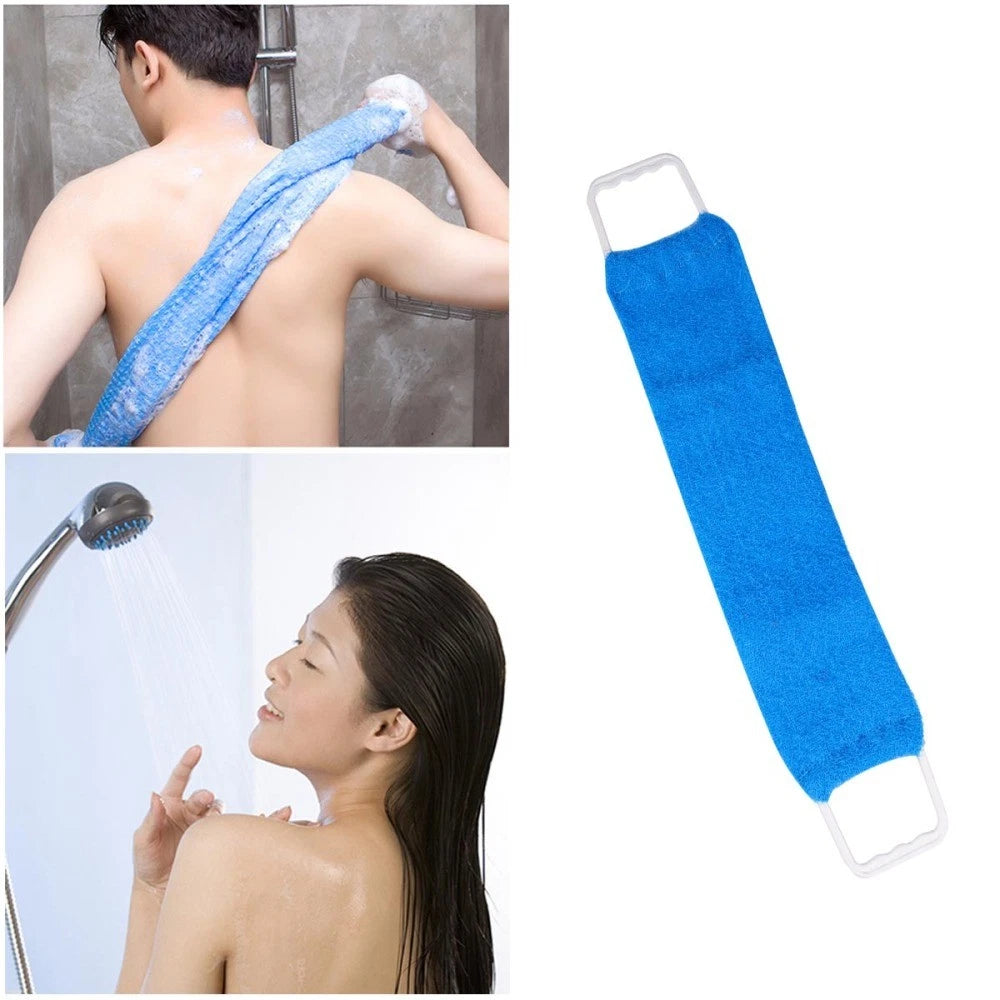 2 Pack Bath Towel Exfoliating Back Shower Man Miss Scrubber Brush