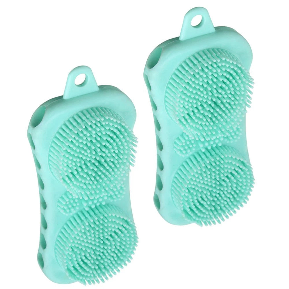 2 Pcs Shampoo Brush Massager Bath Brushes Baby Tool