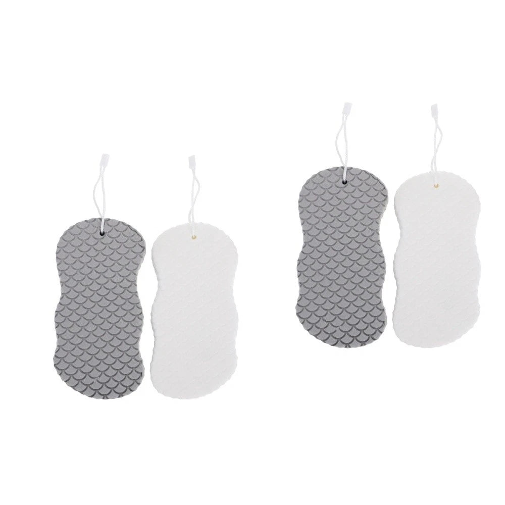 Set of 2 Baby Bath Sponge Newborn Body Scrubber Towel Shower Brush for