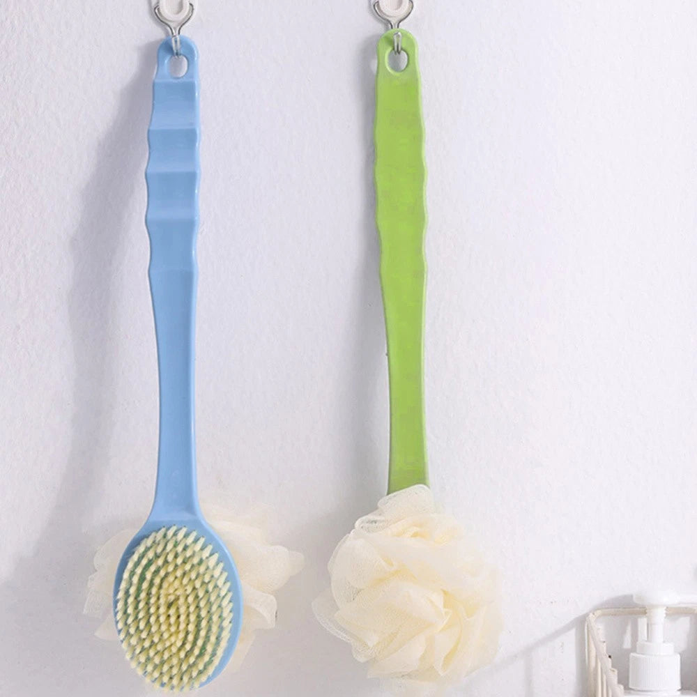 3Pcs Handle Bath Brush Hair Double Sided Bath Brush Multifunction Bath