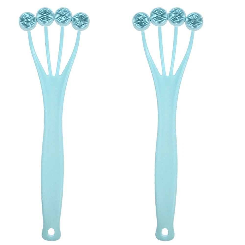 2 Pack Exfoliating Bath Brush Man for Bathroom Women Skin