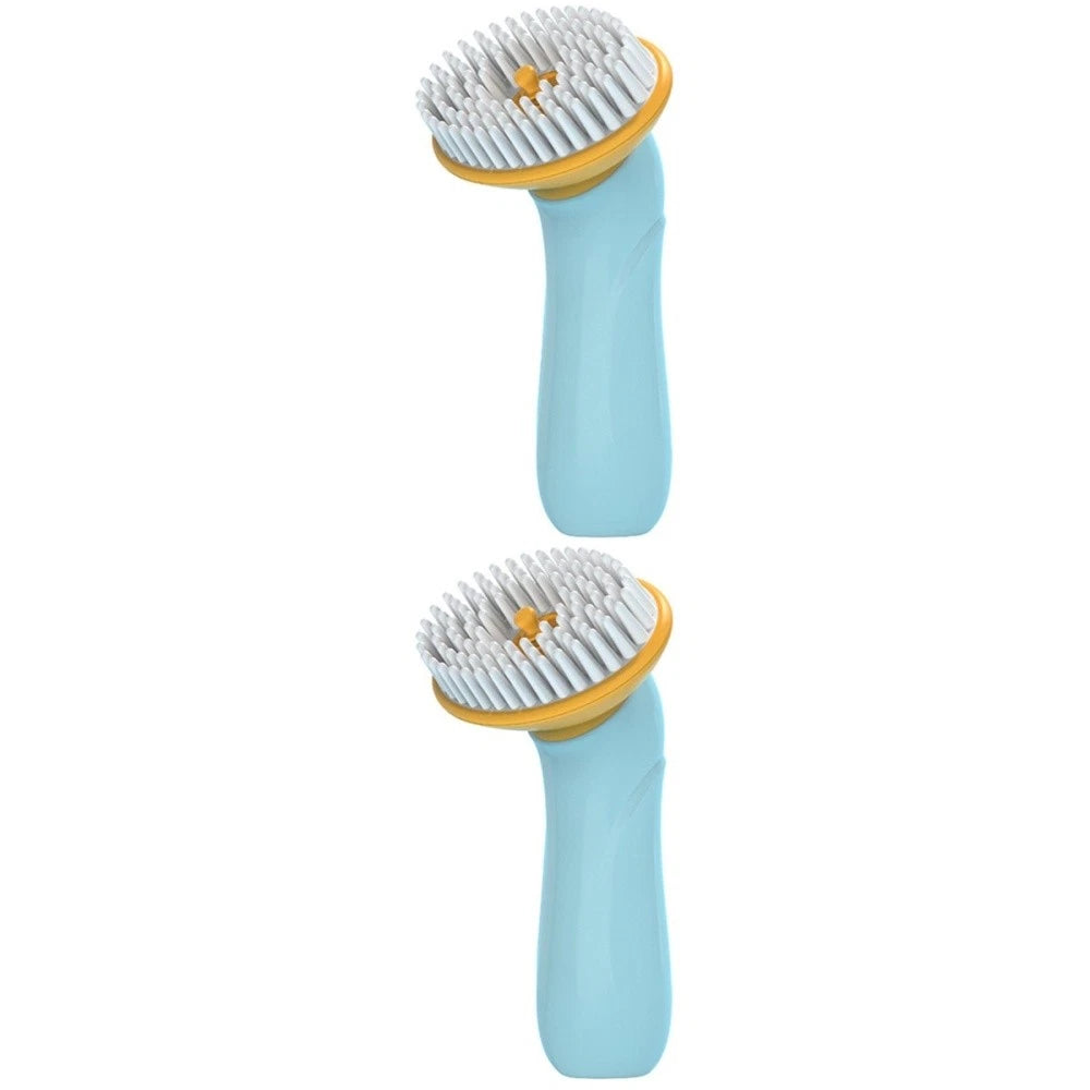 Set of 2 Pet Bath Brush Pets Massager Comb Dog Bathing Tool Dogs