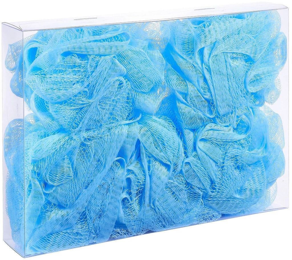 5 X Shower Ball Mesh Bath Flower Body Scrubber Brush Exfoliating Puff Sponge