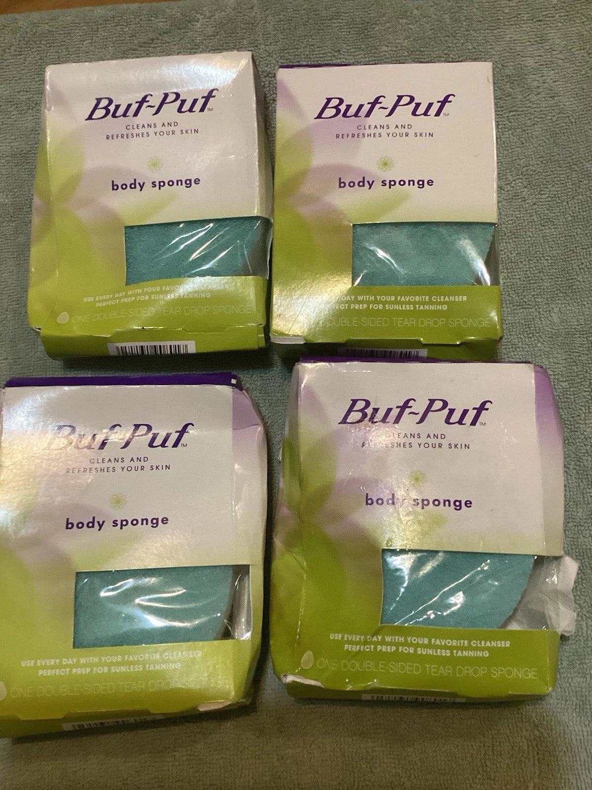 Buf-Puf BODYMATE Body Sponge ( 4 pack ) - Free Shipping