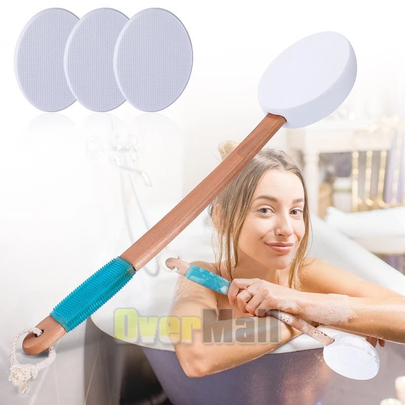 17.5in Long Handle Lotion Applicator Brush for Your Back Fits Tanning Skin Cream