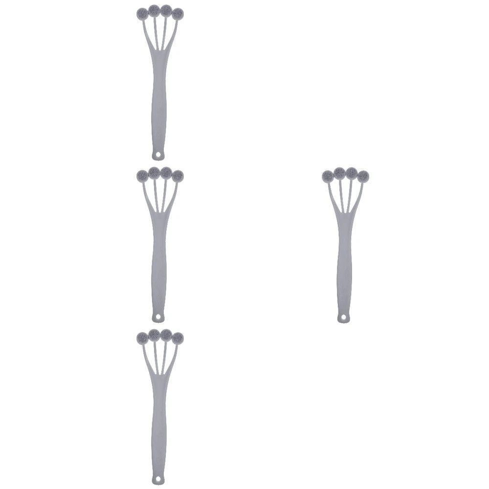 4 PCS Exfoliating Bath Brush Brushes for Women Shower Back Scrubber