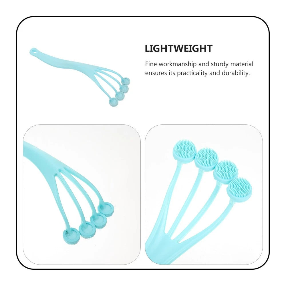 2 Pack Exfoliating Bath Brush Man for Bathroom Women Skin