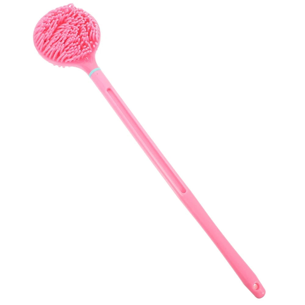 1 Set of Long Handle Detachable Dual Use Bathing Brush Massage Shower Brush