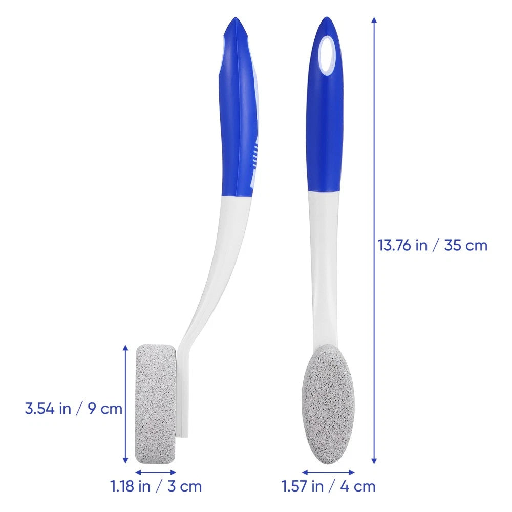 Remove The Foot Skin Pumice Stone Body Brush Elderly Long Handled Scrubber