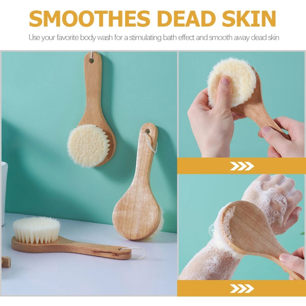 Bath Shower Scrubber Exfoliating Body Scrubber Shower Loofah Brush