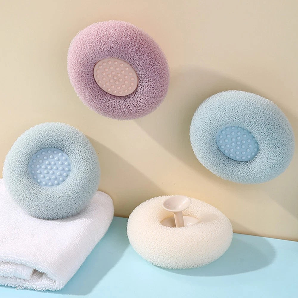 3 Pcs Bath Brush Shower Exfoliator Miss Bathroom Exfoliating Scrubber