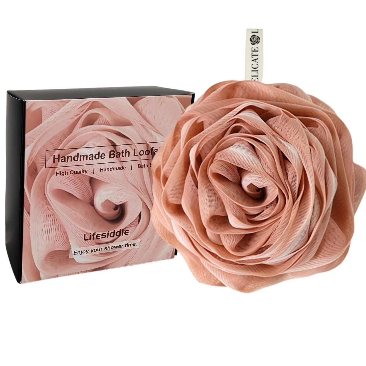 Loofah-Bath-Sponge-Extra Large-75g, Shower Body Wash for Women, Soft Mesh Col...