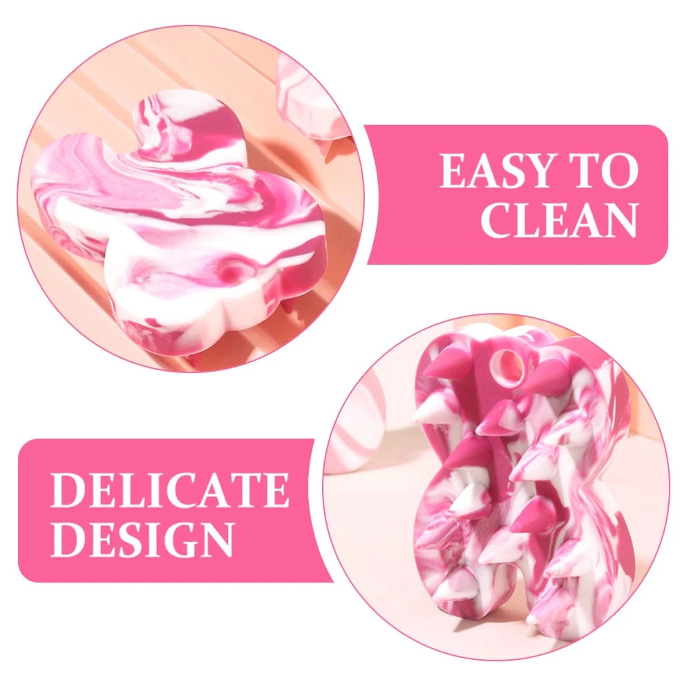 Shampoo Brush Exfoliating Body Scrubber Brushes for Shower Bath Cleaning