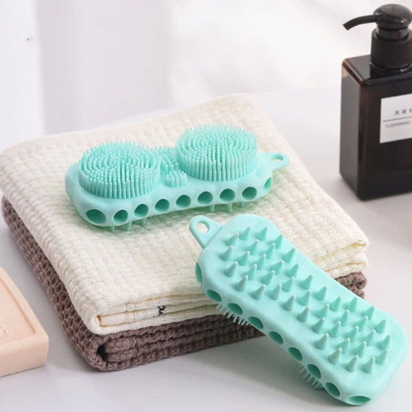 2 Pcs Shampoo Brush Massager Bath Brushes Baby Tool