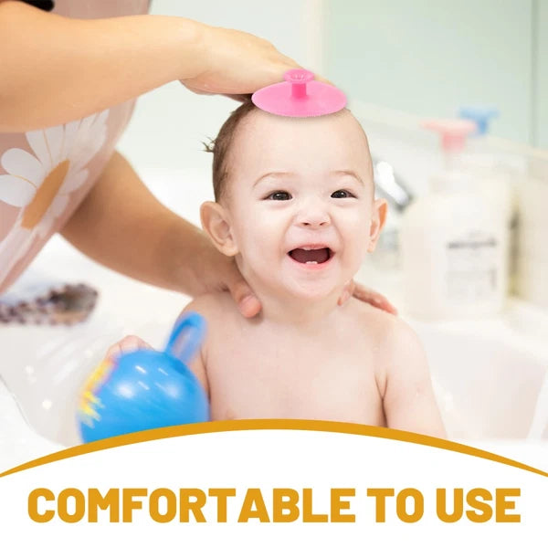 Baby Bath Brush Gentle Cleanser Cleansing Silicone Scrubbers Shower