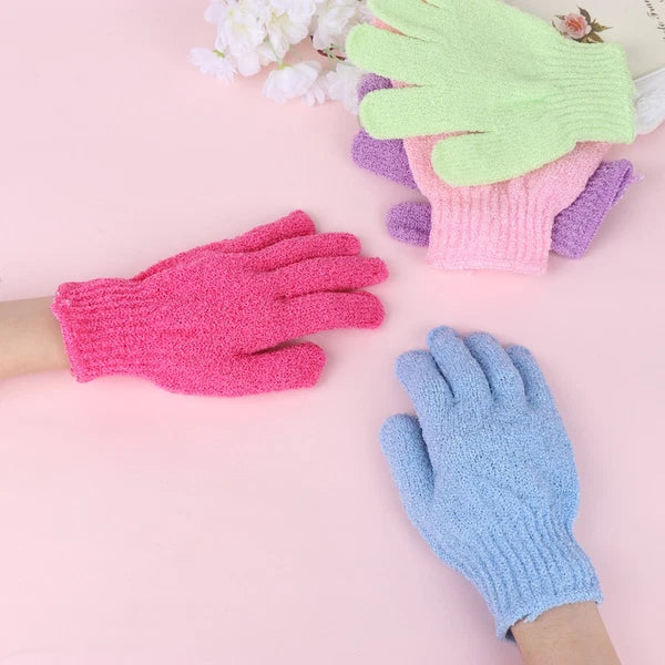 30 Pcs Exfoliating and Scrubbing Gloves Bathroom Body Wash Mitts