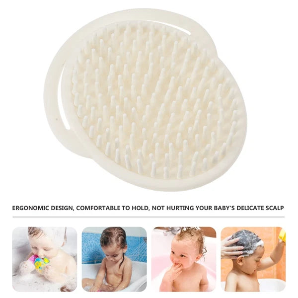 Bathing Hair Brush Newborn Child Handheld Infants Shower Silicone Baby
