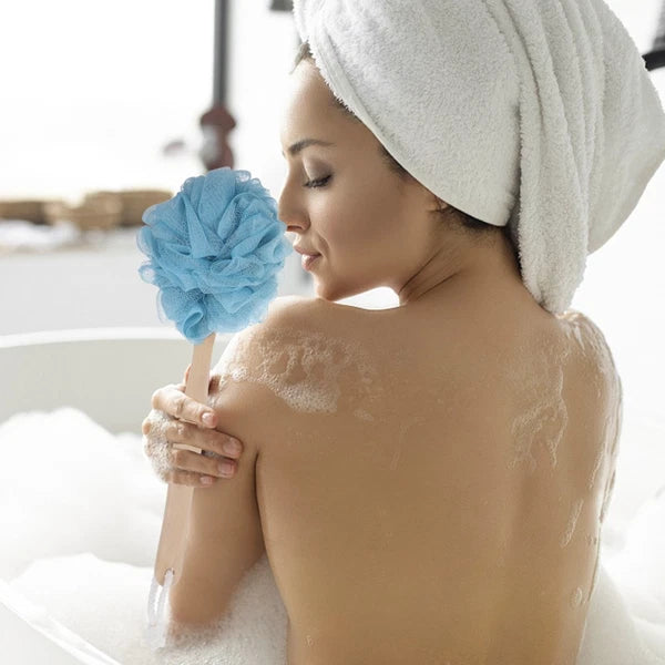 2 Pcs Exfoliating Body Cleaning Brush Long Handled Bath Baby for Shower