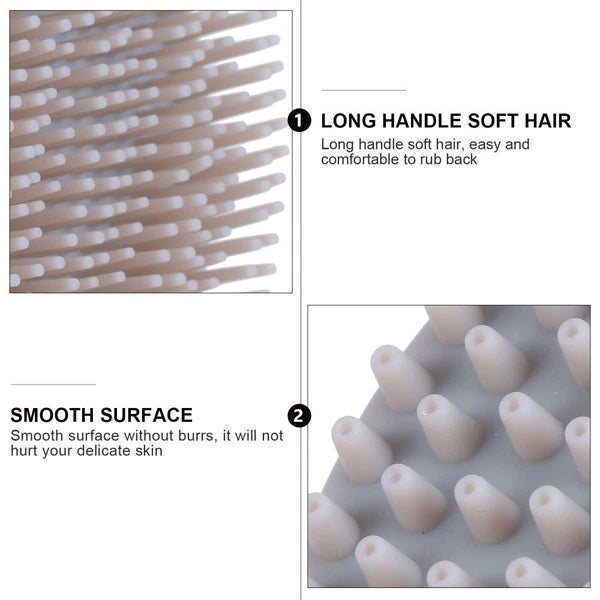 3 pcs  Bath Brush Body Massage Brush Bathroom Shower Brush Whole Body Scrubber