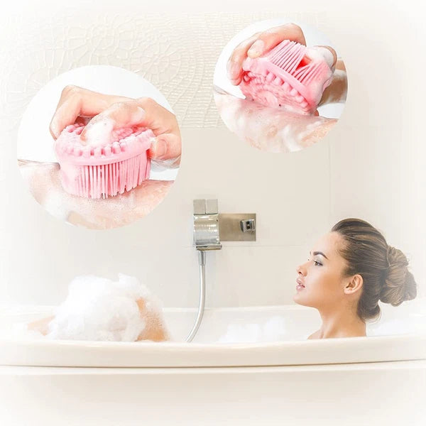 Soft Exfoliating Body Scrubber Loofah - Set of 3 for All Skin Types