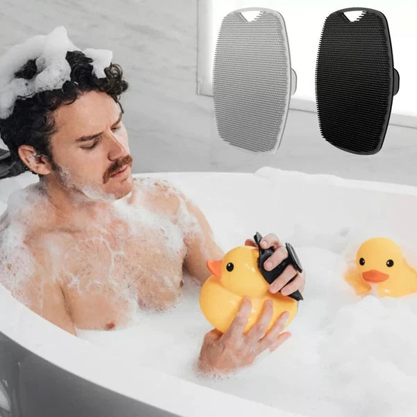 Body Silicone Scrubber Shower Cleaning Brushes Exfoliating Deep Bath Massage
