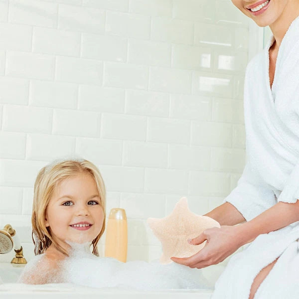 4 Pcs Sponge Bath Brush Toddler Baby Shower Scrubber for Bathing