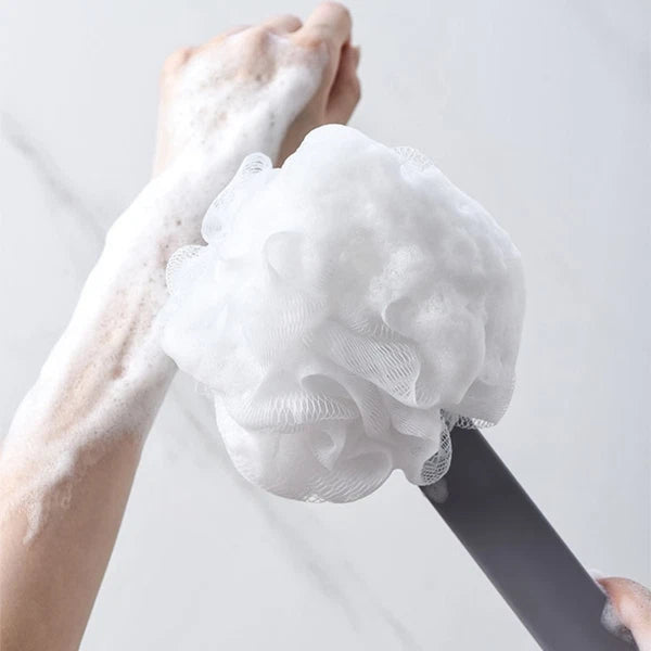 Bath Ball Brush Child Shower Back Exfoliating Scrubber with Handles