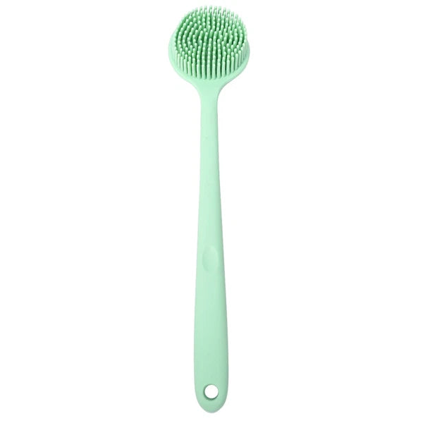 Silicone Bath Brush With Handle Multifunctional Double-sided Skin Scrubber