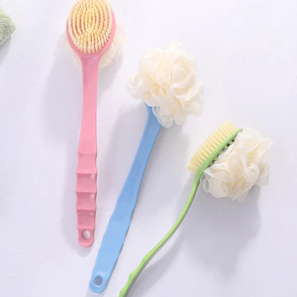 3Pcs Handle Bath Brush Hair Double Sided Bath Brush Multifunction Bath
