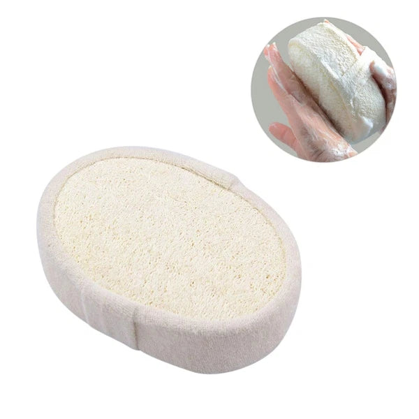 3pcs Loofah Bath Brush Body Scrubber Natural Exfoliator for Men Women