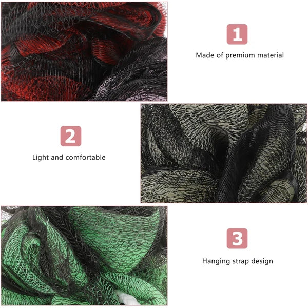 4 Pcs Back Shower Multi-functional Exfoliating Bath Brush