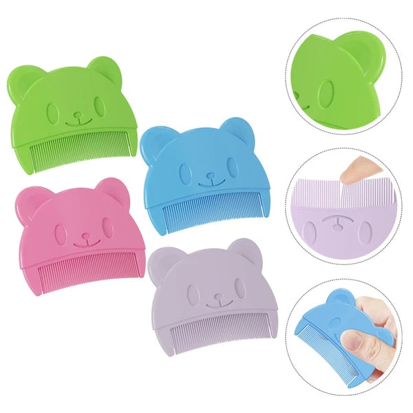 4 Pcs Baby Comb Men and Women Bath Brush for Newborns Brushes Cradle Cap