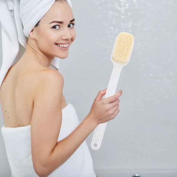 Back Scrub Brush Bath Shower Body for Bathroom Scrubber with Long Handle